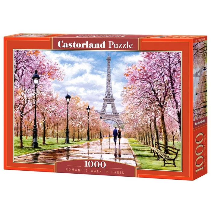 Castorland C-104369 - Romantikus séta Párizsban - 1000 db-os puzzle