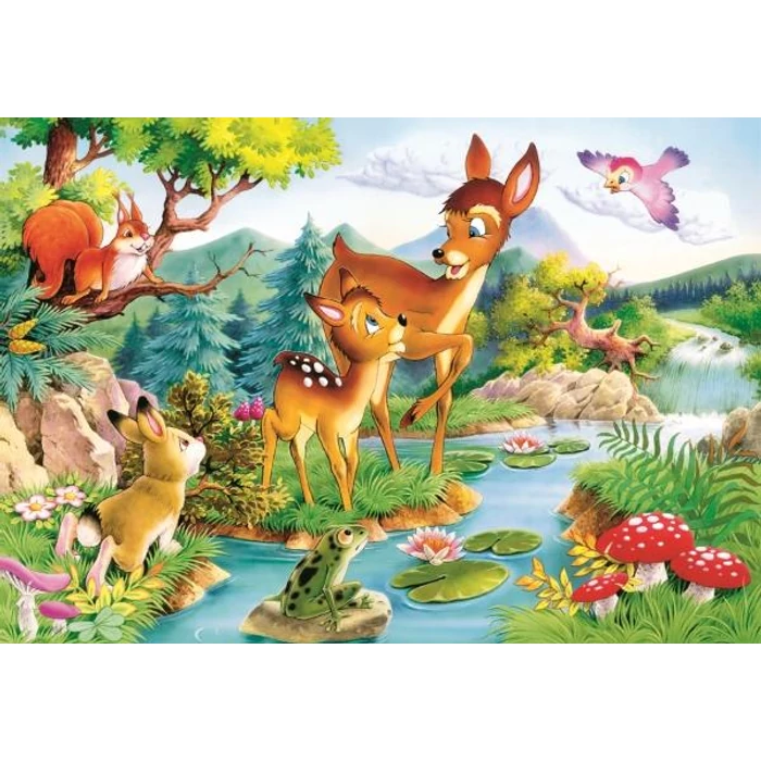 Castorland B-12725 - Kis őzike - 120 db-os puzzle