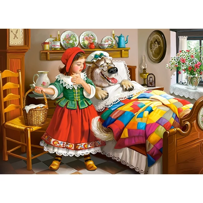 Castorland B-13227 - Piroska és a farkas - 120 db-os puzzle