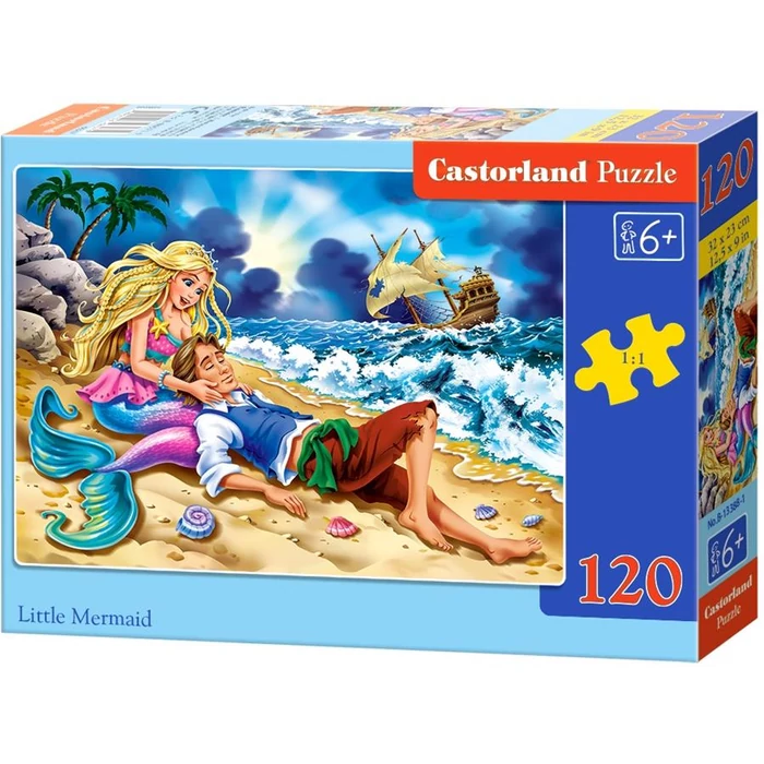 Castorland B-13388 - A kis hableány - 120 db-os puzzle