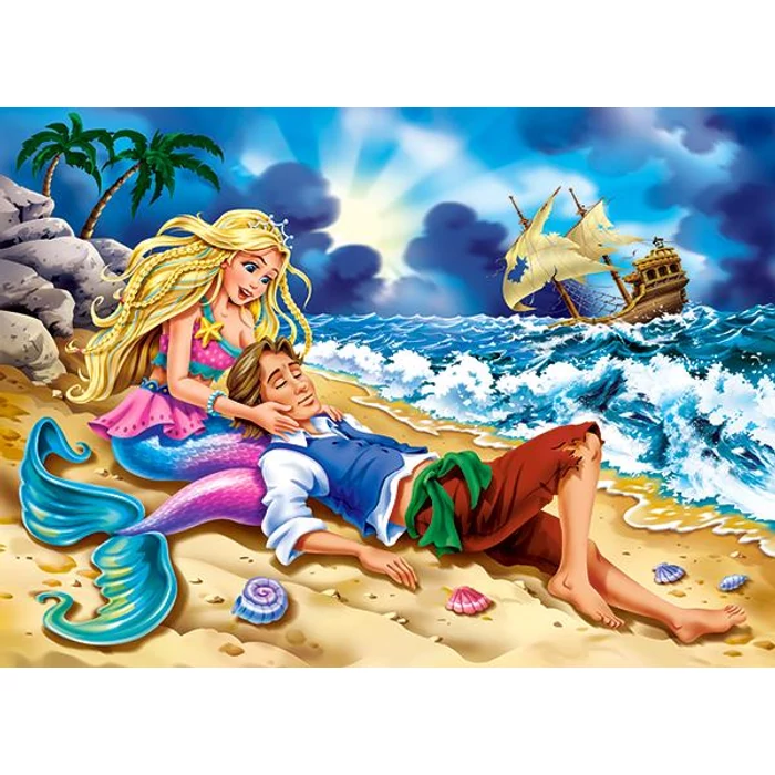 Castorland B-13388 - A kis hableány - 120 db-os puzzle