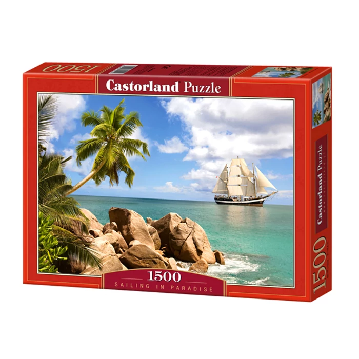 Castorland C-150526 - Vitorlás a paradicsomban - 1500 db-os puzzle