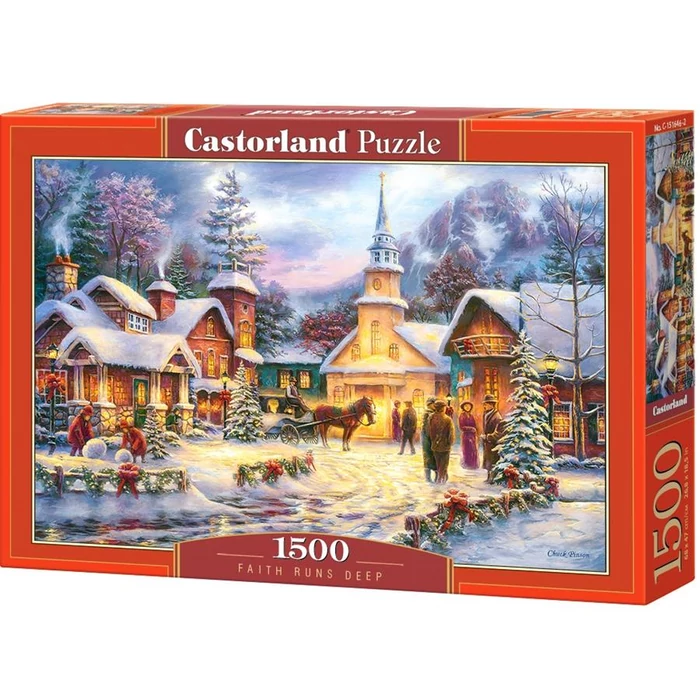 Castorland C-151646 - Meghitt karácsony - 1500 db-os puzzle