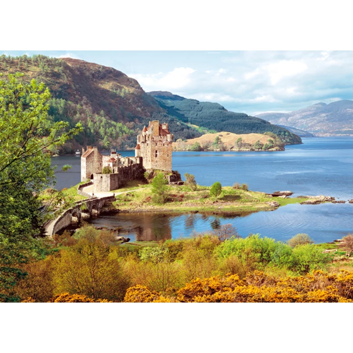 Castorland C-200016 - Eilean Donan Kastély, Skócia - 2000 db-os puzzle