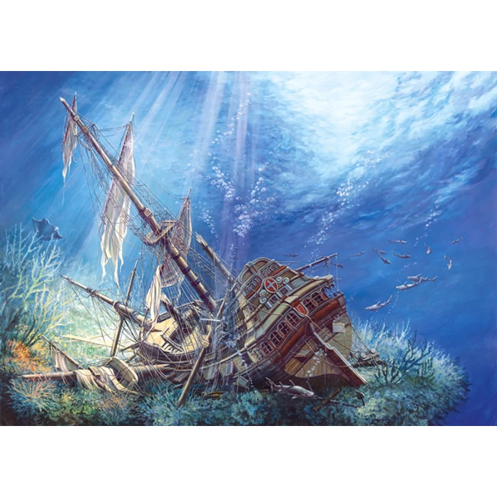 Castorland C-200252 - Elsüllyedt gálya - 2000 db-os puzzle
