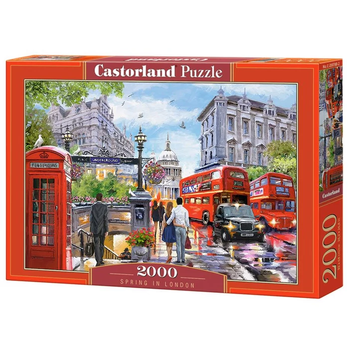 Castorland C-200788 - Tavasz Londonban - 2000 db-os puzzle