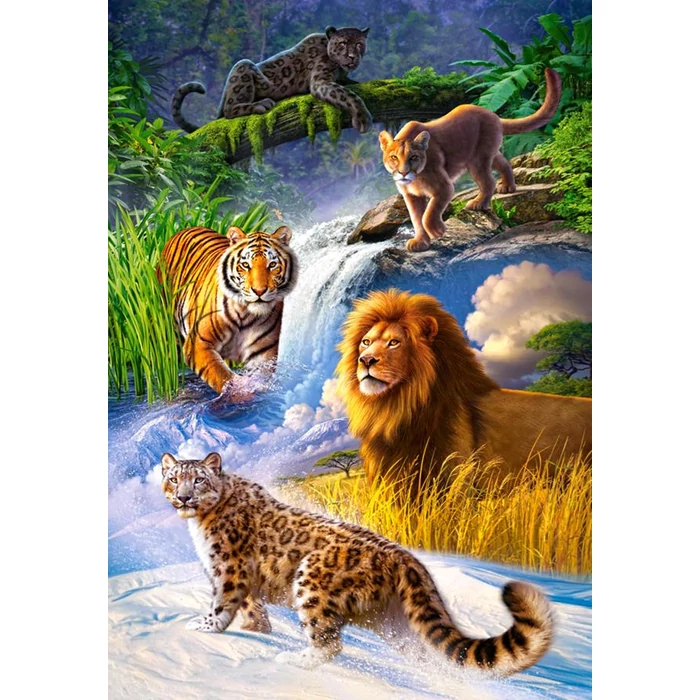 Castorland B-27415 - Nagymacskák - 260 db-os puzzle