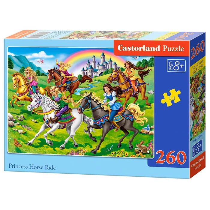 Castorland B-27507 - Hercegnők a lovaikkal - 260 db-os puzzle