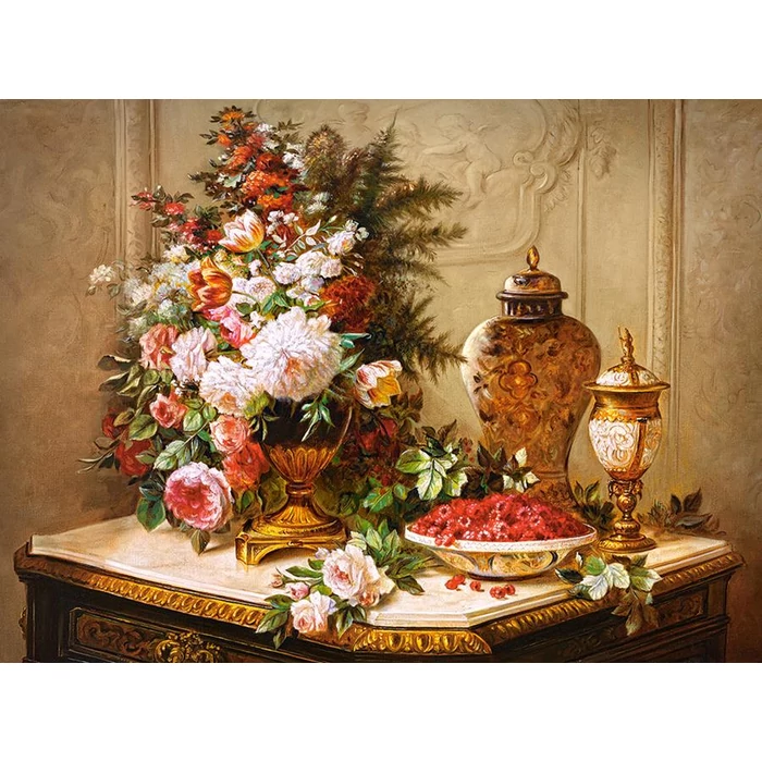 Castorland C-300488 - Tulipánok és más virágok - 3000 db-os puzzle