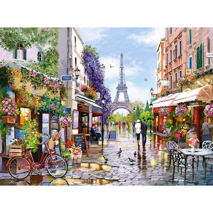 Castorland C-300525 - Virágzó Párizs - 3000 db-os puzzle