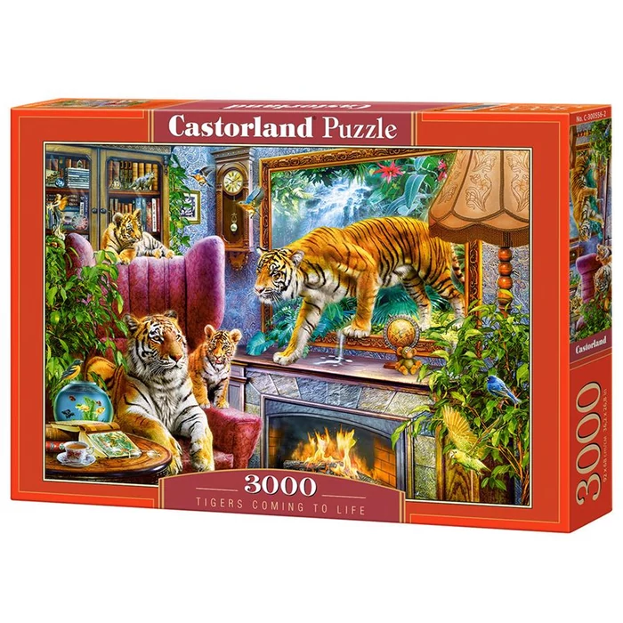 Castorland C-300556 - Életre kelt tigrisek - 3000 db-os puzzle