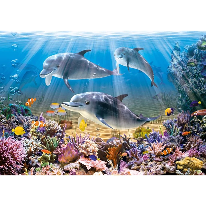 Castorland B-52547 - Delfinek a víz alatt - 500 db-os puzzle