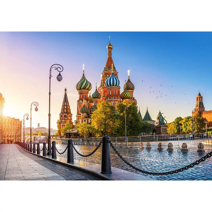 Castorland B-52714 - Boldog Vazul-székesegyház, Moszkva - 500 db-os puzzle