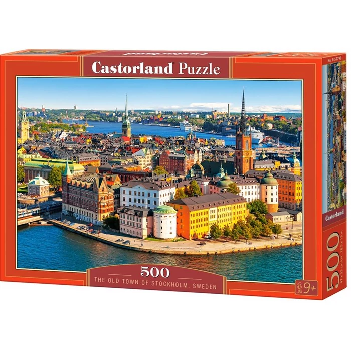 Castorland B-52790 - Stockholm óvárosa, Svédország - 500 db-os puzzle