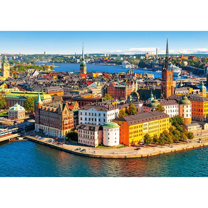 Castorland B-52790 - Stockholm óvárosa, Svédország - 500 db-os puzzle