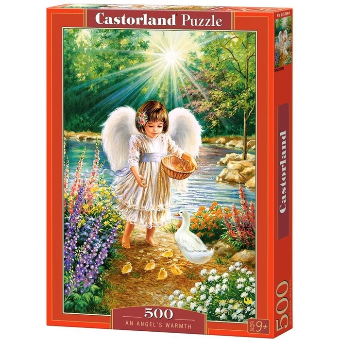 Castorland B-52844 - Angyalka a tóparton - 500 db-os puzzle