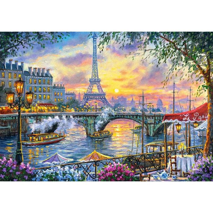 Castorland B-53018 - Tea Párizsban - 500 db-os puzzle