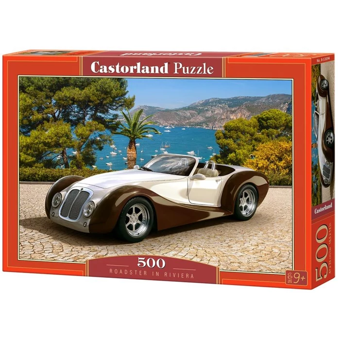 Castorland B-53094 - Sportkocsival a riviérán - 500 db-os puzzle