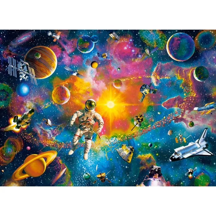 Castorland 200 db-os puzzle - Ember az űrben (B-222261)