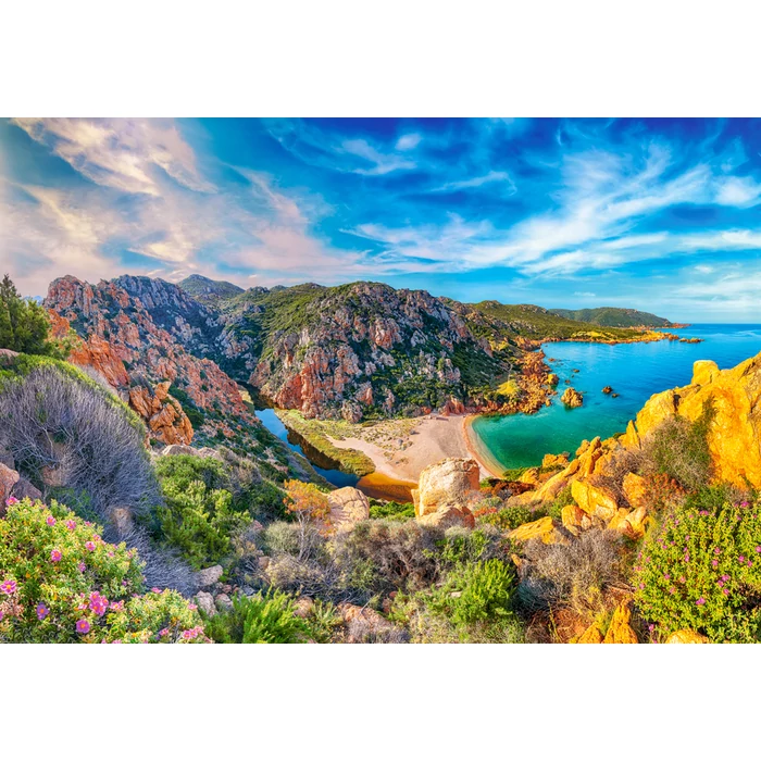 Castorland C-152254 - Costa Paradiso - Sardinia - Italy - 1500 db-os puzzle