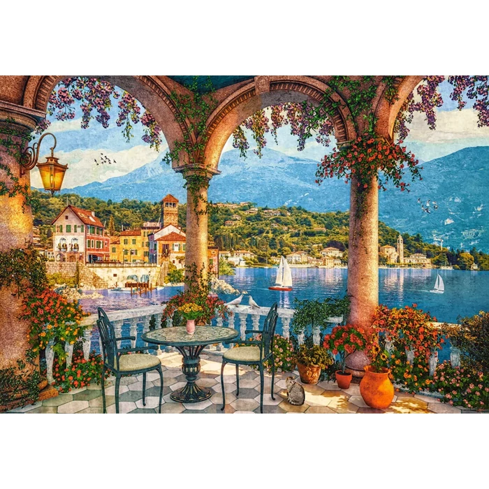 Castorland C-105120 - Mediterrán veranda - 1000 db-os puzzle