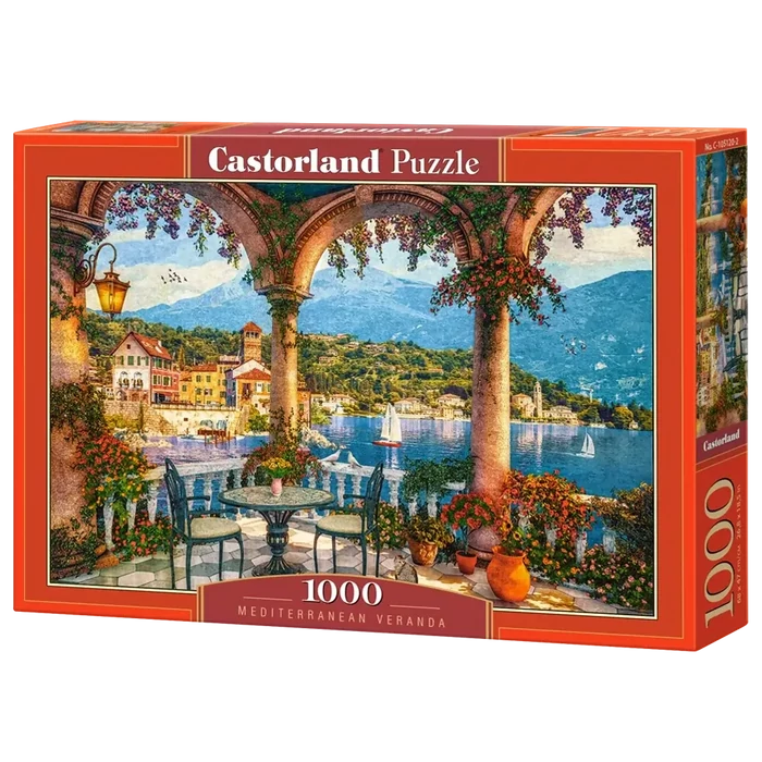 Castorland C-105120 - Mediterrán veranda - 1000 db-os puzzle