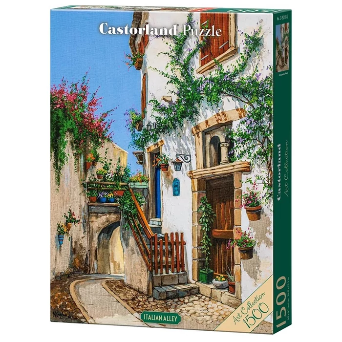 Castorland C-152155 - Eldugott sikátor Olaszországban - 1500 db-os Art Collection puzzle