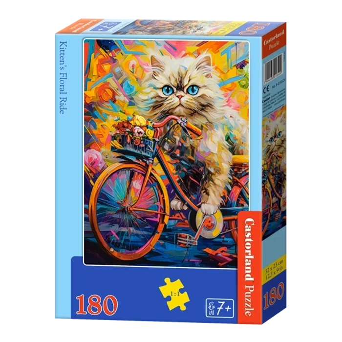 Castorland 180 db-os puzzle - Cica az úton (B-018529)