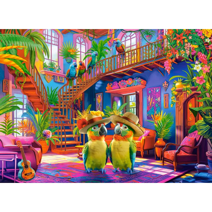 Castorland B-222308 - Papagály paradicsom - 200 db-os puzzle