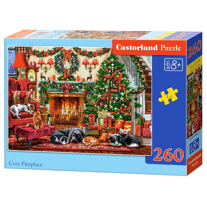 Castorland B-27668 - Hangulatos kandalló - 260 db-os puzzle