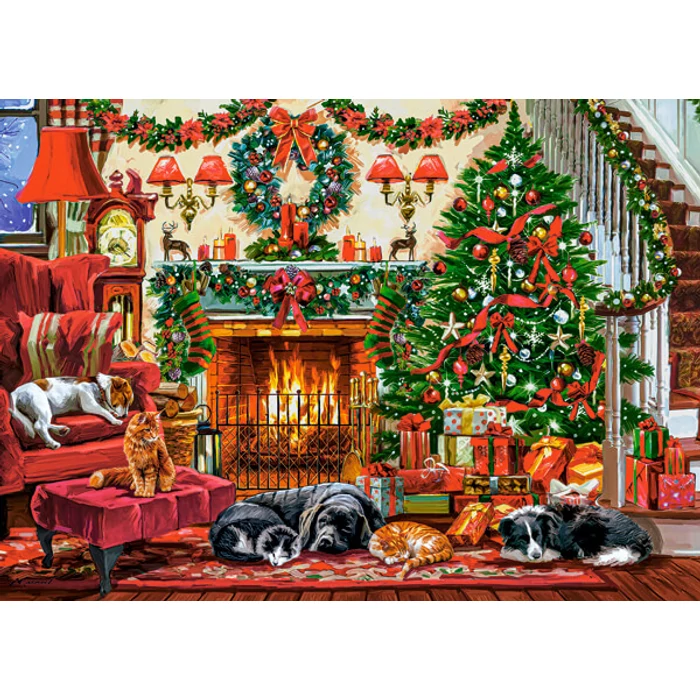 Castorland B-27668 - Hangulatos kandalló - 260 db-os puzzle