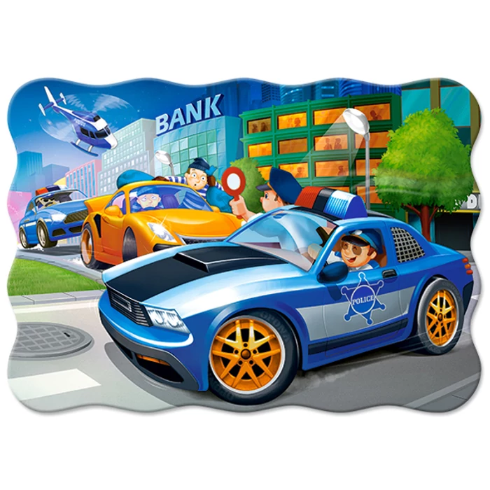 Castorland 30 db-os puzzle - Rendőrök akcióban (B-03785)