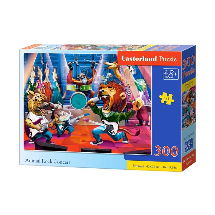 Castorland B-030453 - Állati Rock koncert - 300 db-os puzzle