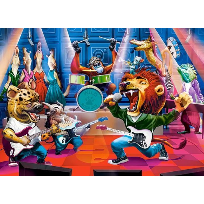 Castorland B-030453 - Állati Rock koncert - 300 db-os puzzle