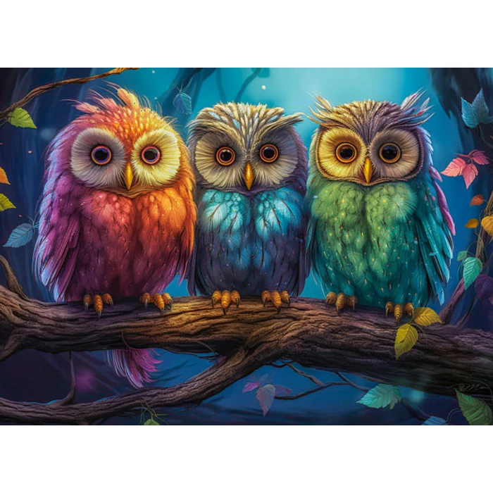 Castorland B-030545 - Három bagoly - 300 db-os puzzle