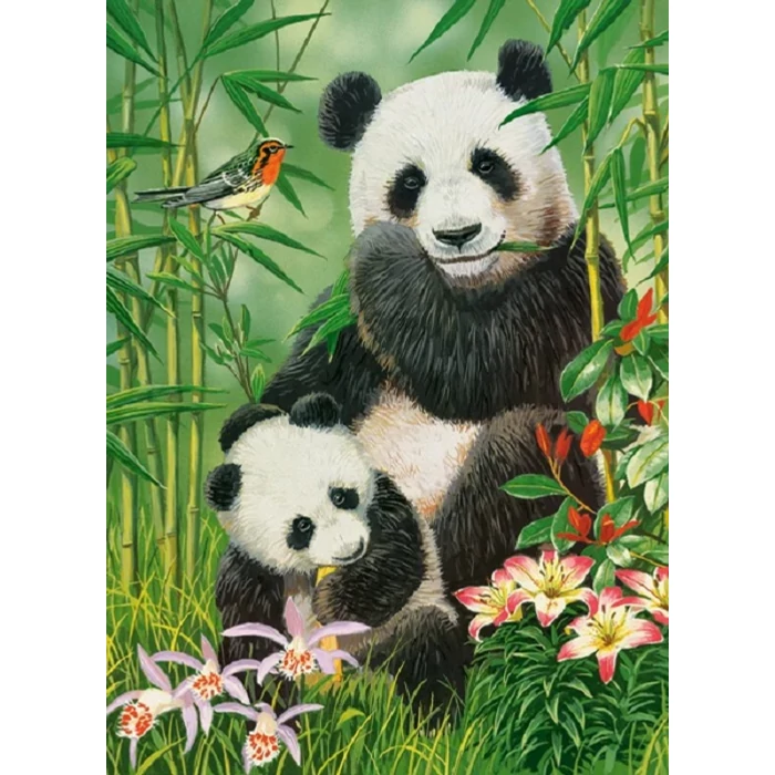 Castorland B-030507 - Panda Brunch - 300 db-os puzzle