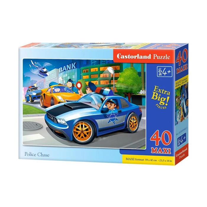 Castorland B-040360 - Rendőrök akcióban - 40 db-os Maxi puzzle