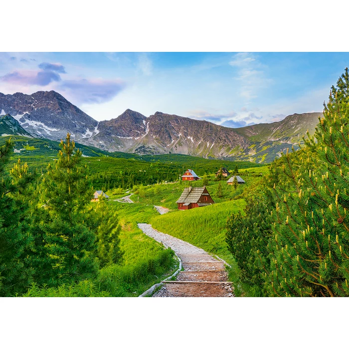Castorland 500 db-os puzzle - Nyomvonal a Tátrában - Lengyel-oszágban (B-53582)