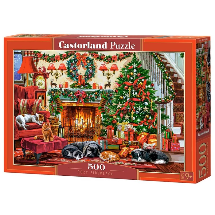 Castorland B-54060 - Hangulatos kandalló - 500 db-os puzzle