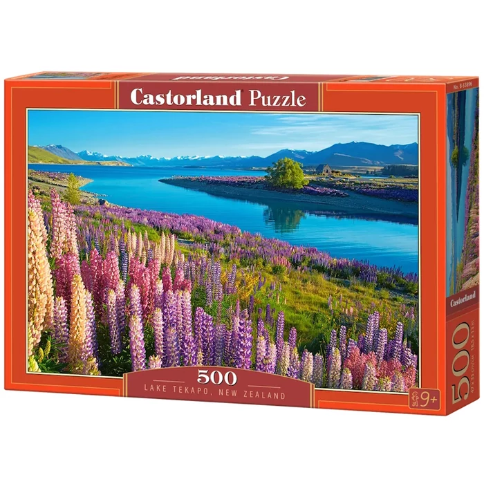 Castorland B-53896 -Tekapo-tó, Új-Zéland- 500 db-os puzzle