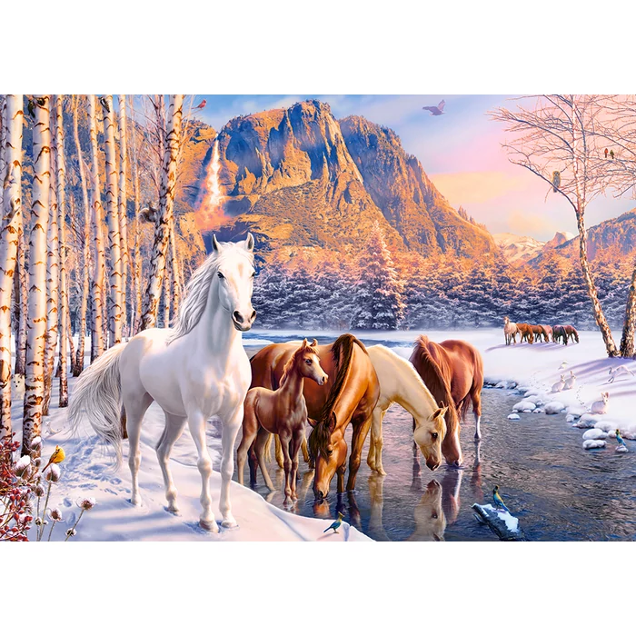 Castorland B-53704 - Téli olvadás - 500 db-os puzzle