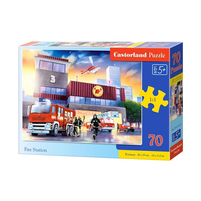 Castorland B-070121 - Tűzoltóállomás - 70 db-os puzzle