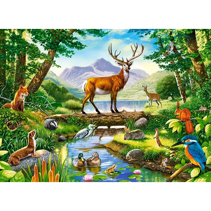 Castorland B-030408 - Erdei harmónia - 300 db-os puzzle