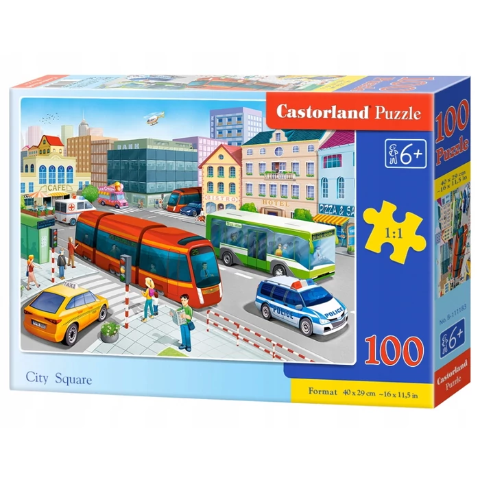 Castorland B-111183 - A város főtere - 100 db-os puzzle