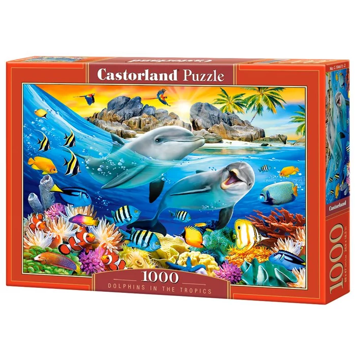 Castorland C-104611 - Delfinek a trópusokon - 1000 db-os puzzle