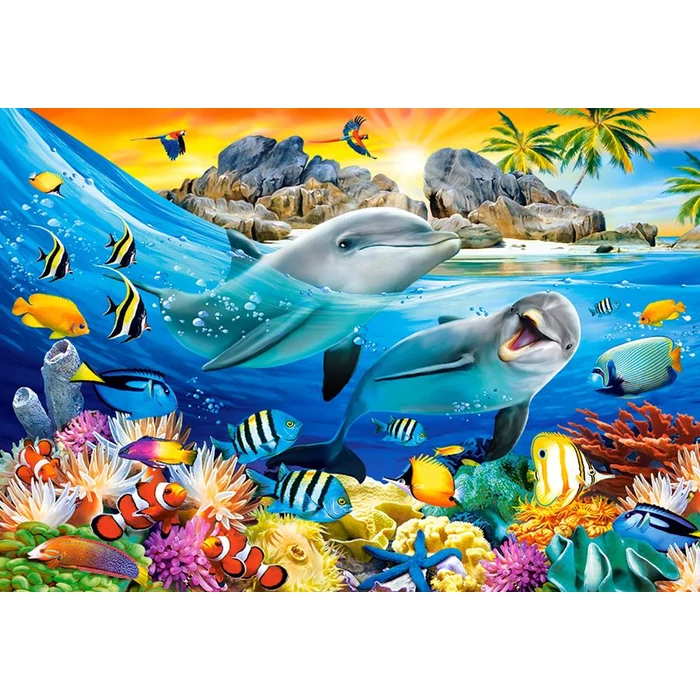 Castorland C-104611 - Delfinek a trópusokon - 1000 db-os puzzle