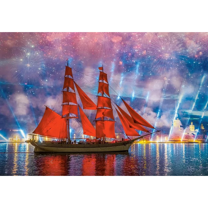Castorland C-104482 - Vörös fregatt - 1000 db-os puzzle