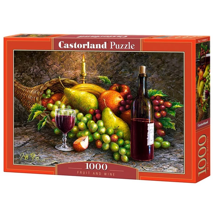 Castorland C-104604- Gyümölcs és bor - 1000 db-os puzzle