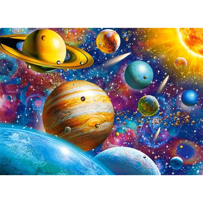 Castorland B-111077 - Utazás a naprendszerben - 100 db-os puzzle