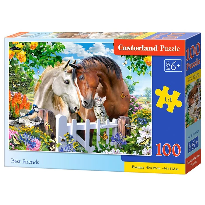 Castorland B-111121 - Legjobb barátok - 100 db-os puzzle